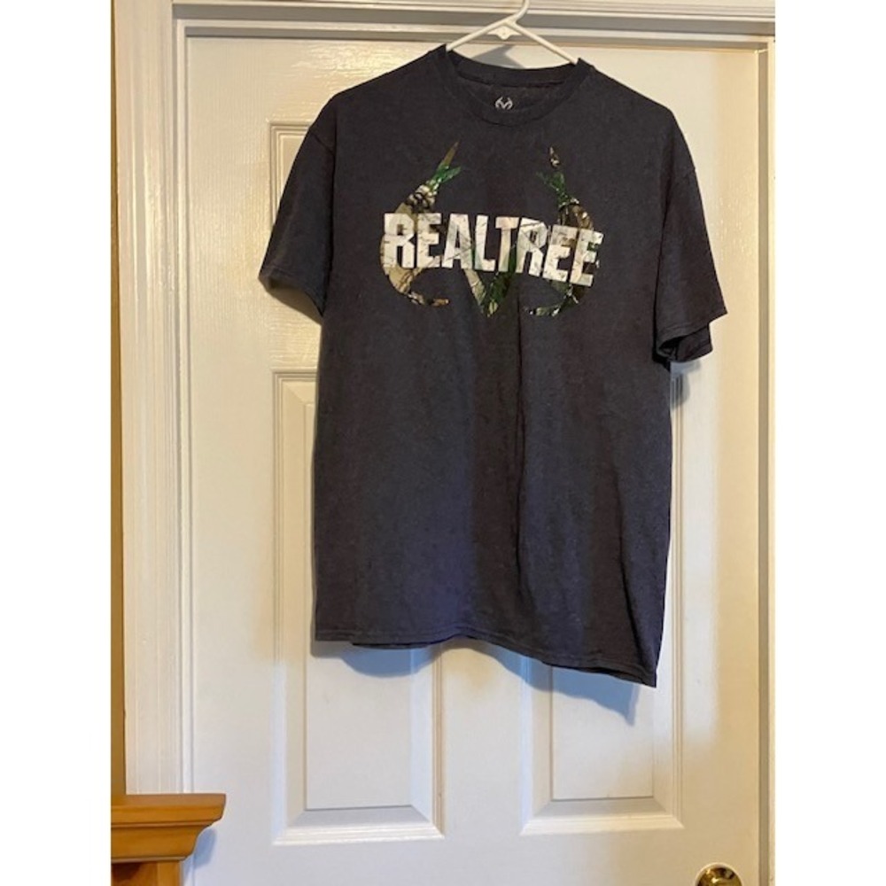 Men's Realtree T-shirt Size Large ; Blue